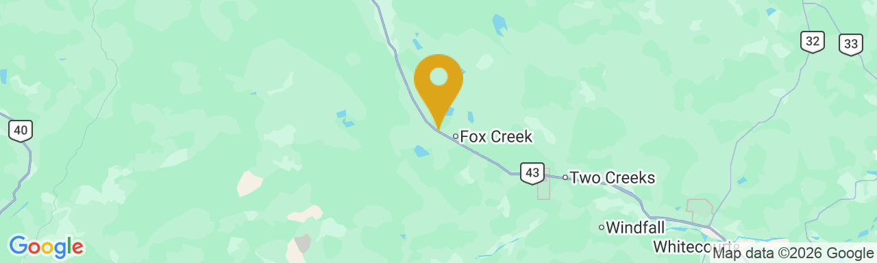 Map of Fox Creek Terminal